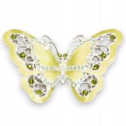 BROSZKA OZDOBNA METALOWA W KSZTAŁCIE MOTYLA                                      (8198 SA) - 3