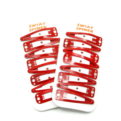 PYKI / SPINKI CZERWONE -DZIECIĘCE DO WŁOSÓW 16 SZTUK                                                                             (0169-10 SAMC)