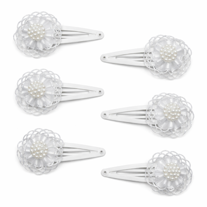 SPINKI / PYKI DO WŁOSÓW KOMUNIJNE 6 SZTUK (0185-26 p SAH)