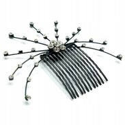 GRZEBIEŃ DO UPINANIA WŁOSÓW Z CYRKONIAMI                                                                        (GROZ SAH) - 2