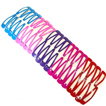 PYKI / SPINKI DO WŁOSÓW DZIECIĘCE KOLOROWE 40 SZTUK (0084 SA)