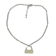 NASZYJNK DAMSKI / ŁAŃCUSZEK Z JASNĄ  ZAWIESZKĄ                                                     0611-592 A/S - 2