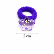 GUMKI DO WŁOSÓW DZIECIĘCE GWIAZDKI 6 SZTUK (0317-121) - 3