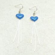 KOLCZYKI WISZĄCE SERDUSZKA                                                                              0611-608 - 2