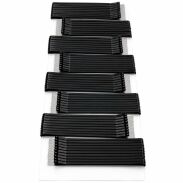 WSUWKI DO WŁOSÓW PROSTE CZARNE 6 CM 2 KULKI 100 SZTUK (WS-P/100) - 3