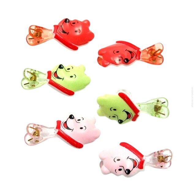 SPINKI DO WŁOSÓW DZIECIĘCE Z MISIAMI 6 SZTUK (0317-951)