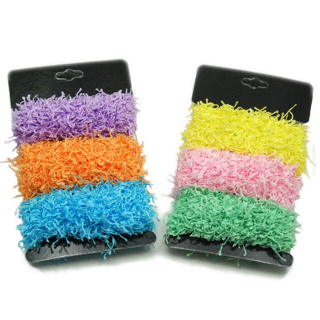 GUMKI DO WŁOSÓW FROTKI DUŻE KOLOROWE (12 SZTUK) 0245-22