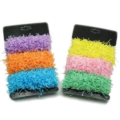 GUMKI DO WŁOSÓW FROTKI DUŻE KOLOROWE (12 SZTUK) 0245-22