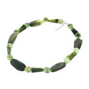 KORALE ZIELONE ETHNIC NATURE CHIC PLASTIKOWE 0612-55 - 2