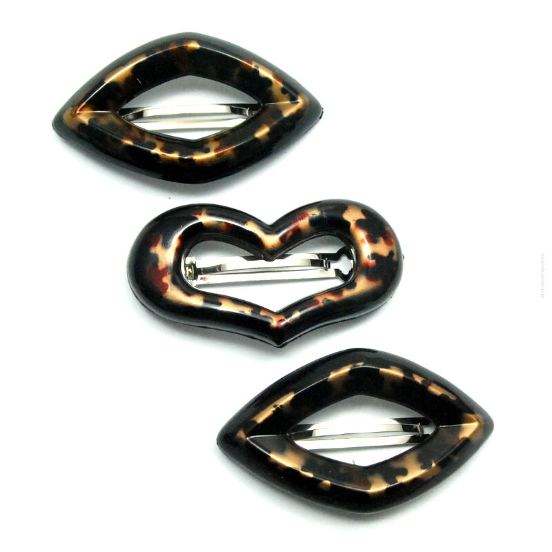 KLAMRY / AUTOMATY DO WŁOSÓW KOLOROWE 3 SZTUKI                                                                             (KLD 18 19 A AH)