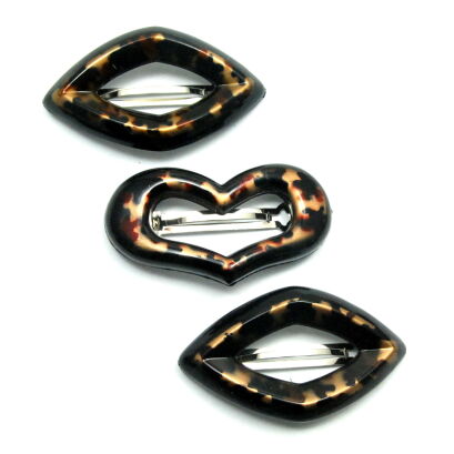 KLAMRY / AUTOMATY DO WŁOSÓW KOLOROWE 3 SZTUKI                                                                             (KLD 18 19 A AH)