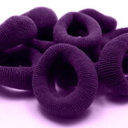 GUMKI DO WŁOSÓW FROTKI DUŻE-FIOLETOWE 10 SZTUK                                                                           (0191-510 SAM F) - 2