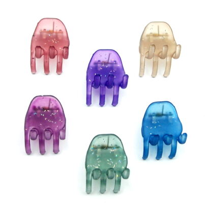 SZCZĘKI / KLAMRY DO WŁOSÓW KOLOROWE 12 SZTUK                                                              (0130-11 SAM)