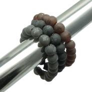 BRANSOLETKI NA GUMCE Z KORALIKAMI 12 SZTUK                                         (5280 SAM) - 2