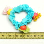 GUMKI DO WŁOSÓW OZDOBNE SCRUNCHIES -DZIECIĘCE MIX KOLORÓW 5 SZTUK (0682 SA) - 3