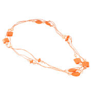 NASZYJNIK DŁUGI NA SZNURECZKU / KORALE                                                             0614-1004 - 2