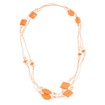 NASZYJNIK DŁUGI NA SZNURECZKU / KORALE                                                             0614-1004