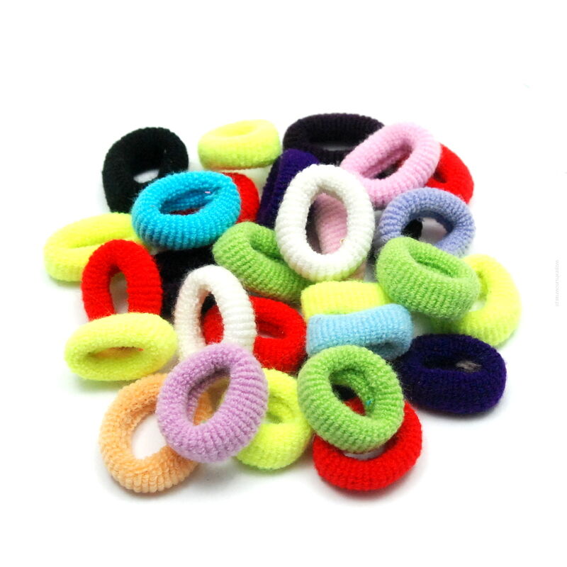 GUMKI DO WŁOSÓW FROTKI MAŁE 30 SZTUK                                                  (GUFR-15 SAH)