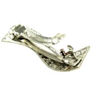 KLAMRA / AUTOMAT DO WŁOSÓW Z OZDOBNYMI KAMYCZKAMI                                                             (0226 SA) - 2