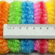 GUMKI DO WŁOSÓW FROTKI DUŻE ZE SREBRNĄ NITKĄ (5 SZTUK) 0245-62 - 2