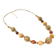 KORALE DREWNIANE / NASZYJNIK ROZPINANY                                                             (0611-1041 SAHG) - 2