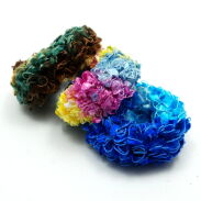 GUMKI DO WŁOSÓW OZDOBNE FROTKI 3 SZTUKI (0195-25 SAM) - 2