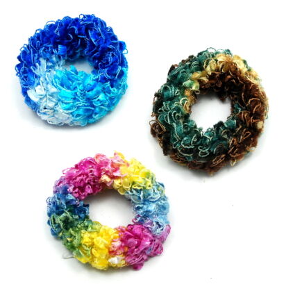 GUMKI DO WŁOSÓW OZDOBNE FROTKI 3 SZTUKI (0195-25 SAM)