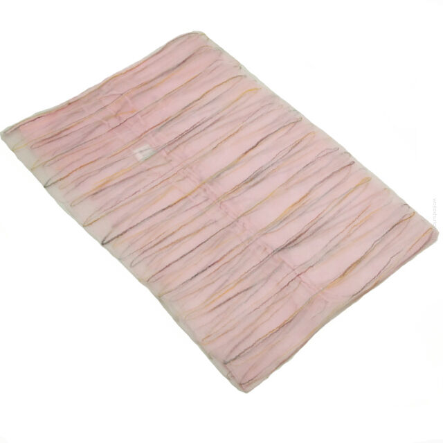 APASZKA / CHUSTA DAMSKA WIELOKOLOROWA Z PRZEWAGĄ RÓŻU                                    AP-25