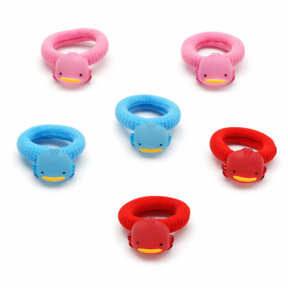 GUMKI DO WŁOSÓW DZIECIĘCE "PTASZKI" (6 SZTUK) 0317-177