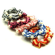 GUMKI DO WŁOSÓW Z PEREŁKAMI (10 SZTUK) MIX KOLOR 1410-020 E - 2