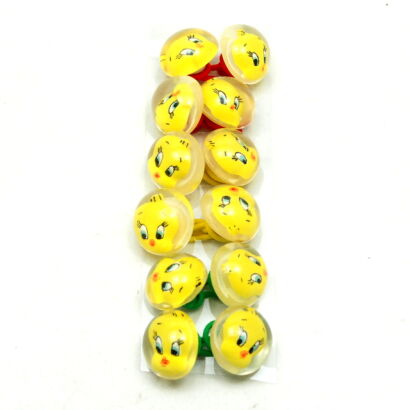 GUMKI DO WŁOSÓW DZIECIĘCE KANAREK 6 SZTUK (0859 SA)