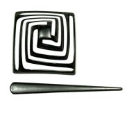 SPINKA / KLAMRA DO WŁOSÓW Z PATYCZKIEM                                                          (0181-3) - 3