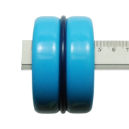 BRANSOLETKI PLASTIKOWE KOLOROWE SZEROKIE 3 SZTUKI                                                                   (5133-1 SAM) - 4