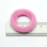 GUMKI DO WŁOSÓW FROTKI RÓŻOWE 50 SZTUK (1612 SA) - 3