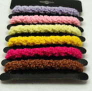 GUMKI DO WŁOSÓW GRUBE Z BLASZKĄ (6 SZTUK) 0014-11 - 2