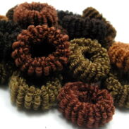 GUMKI DO WŁOSÓW FROTKI MIX BRĄZ 25 SZTUK                                                  (GUFR-9 SAH) - 2