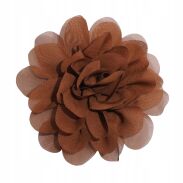 BROSZKA / SPINKA KWIATEK W KOLORZE BRĄZOWYM                                                              (0602-525 SA) - 3