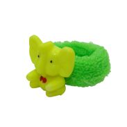 GUMKI DO WŁOSÓW DZIECIĘCE HIPOPOTAM, MIŚ, SŁOŃ, KRÓLIK KOLOROWE 10 SZTUK (0554) - 5