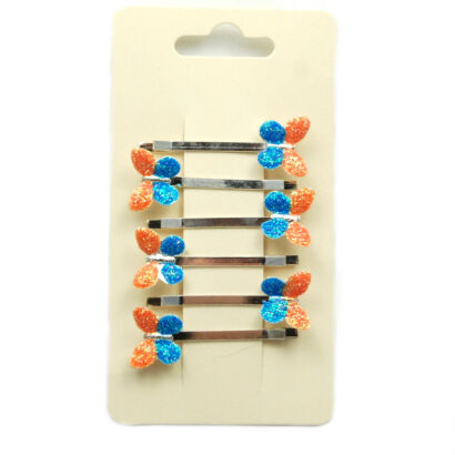 WSUWKI DO WŁOSÓW OZDOBNE MOTYLE (6 SZTUK)                                                                                               0226-22