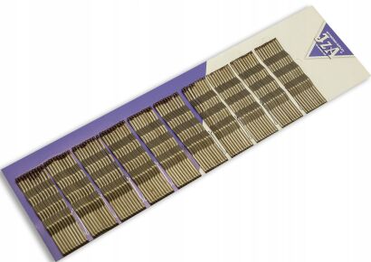 WSUWKA KARBOWANA BRĄZ 7 CM 2 KULKI 100 SZTUK    (317/100)