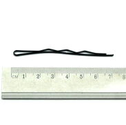 WSUWKA KARBOWANA CZARNA 7 CM BEZ KULKI 100 SZTUK                              (207/100) - 2