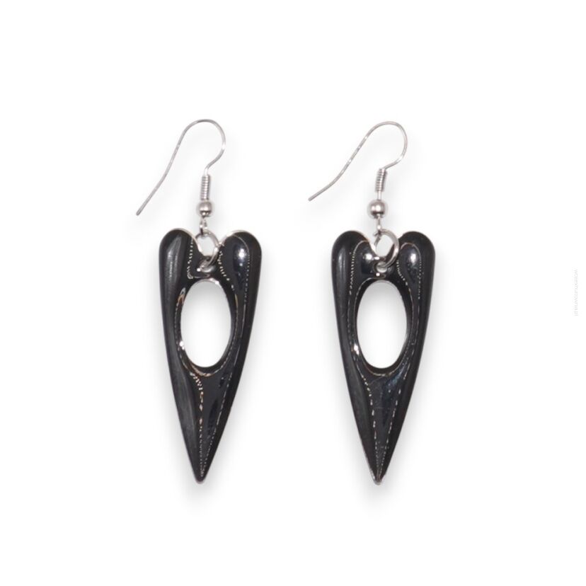 KOLCZYKI WISZĄCE EMALIOWANE CZERWONE  (5926/1 SA)