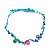 BRANSOLETKI NA SZNURKU Z KORALIKAMI 6 SZTUK                                                 (1791-3 AS) - 3