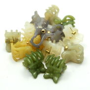 SZCZĘKI DO WŁOSÓW /KRABIKI-ŻABKI KOLOROWE 60 SZTUK                              (3104 SAM2 ) - 2