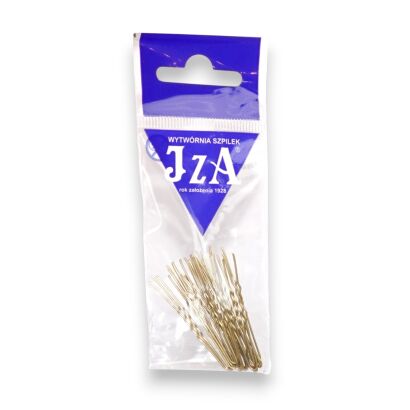 KOKÓWKA FRYZJERSKA KARBOWANA ZŁOTA 4.5 CM 20 SZTUK                                 (B045/20)