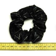 GUMKI DO WŁOSÓW OZDOBNE CZARNE SCRUNCHIE (6 SZT) 0294-81 - 2