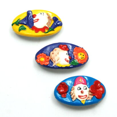 KLAMRY / SPINKI DO WŁOSÓW DZIECIĘCE KOLOROWE 3 SZTUKI (0209-517)