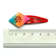 PYKI / SPINKI DO WŁOSÓW DZIECIĘCE W KSZTAŁCIE ROMBU 6 SZTUK (0317-116) - 2