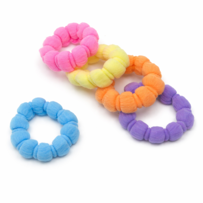 GUMKI DO WŁOSÓW KOLOROWE 15 SZTUK (9316 SAMH)