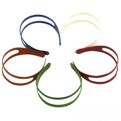 OPASKI SZEROKIE PODWÓJNE KOLOROWE 5 SZTUK  (0176-1005 SA)